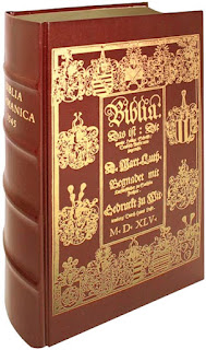 Faksimile der deutschen Luther-Bibel von 1545 - Biblia Germanica