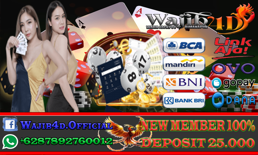 WAJIB4D TERKENAL DAN TERFAVORITE DALAM  PERMAINAN PERJUDIAN TARUHAN SLOT JUDI ONLINE