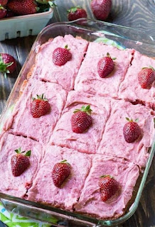 Strawberry Sheet Cake