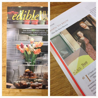 edible HUDSON VALLEY article on Plan Bee Farm Brewery