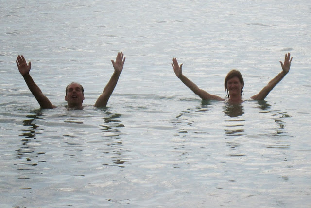 Kata Beach Phuket hands up