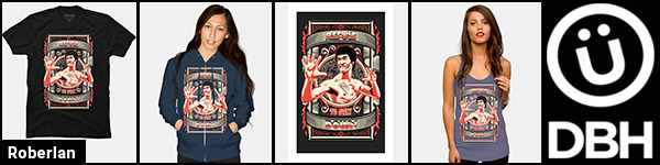 Roberlan - Bruce Lee art @ DesignByHumans banner ad