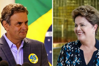 Eleições - Saiu pesquisa e petista tem 45% das intenções de voto, contra 44% do tucano