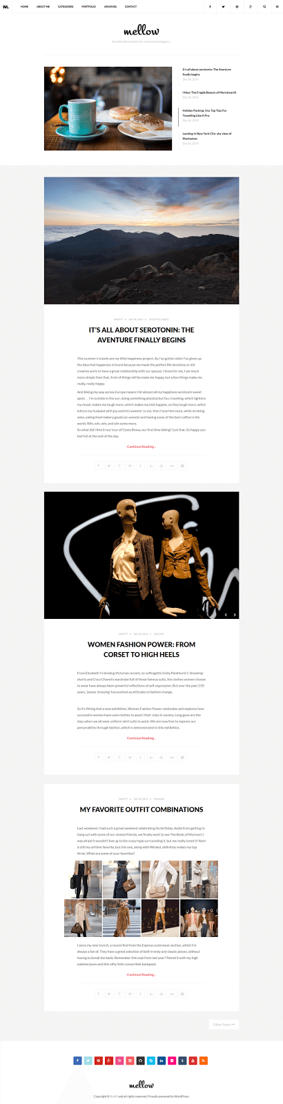 Responsive WordPress Blog Theme 2015