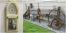 outdoor junk repurposed projects