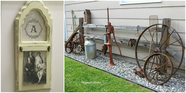 outdoor junk repurposed projects