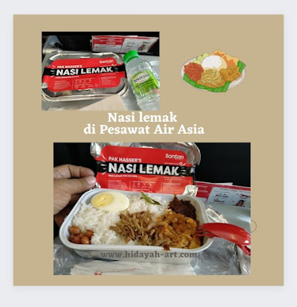 Nasi Lemak di pesawat Airasia