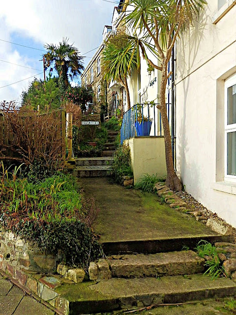Cottages at Pentewan, Cornwall