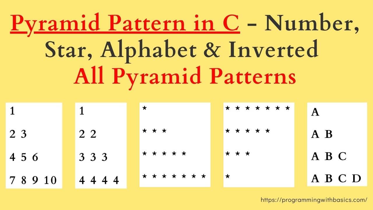 Pyramid Pattern in C
