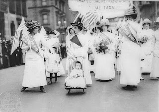 Marcha por el sufragio femenino, New York City, 1912