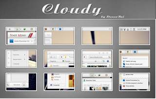 how to download windows 7 theme Cloudy Mac