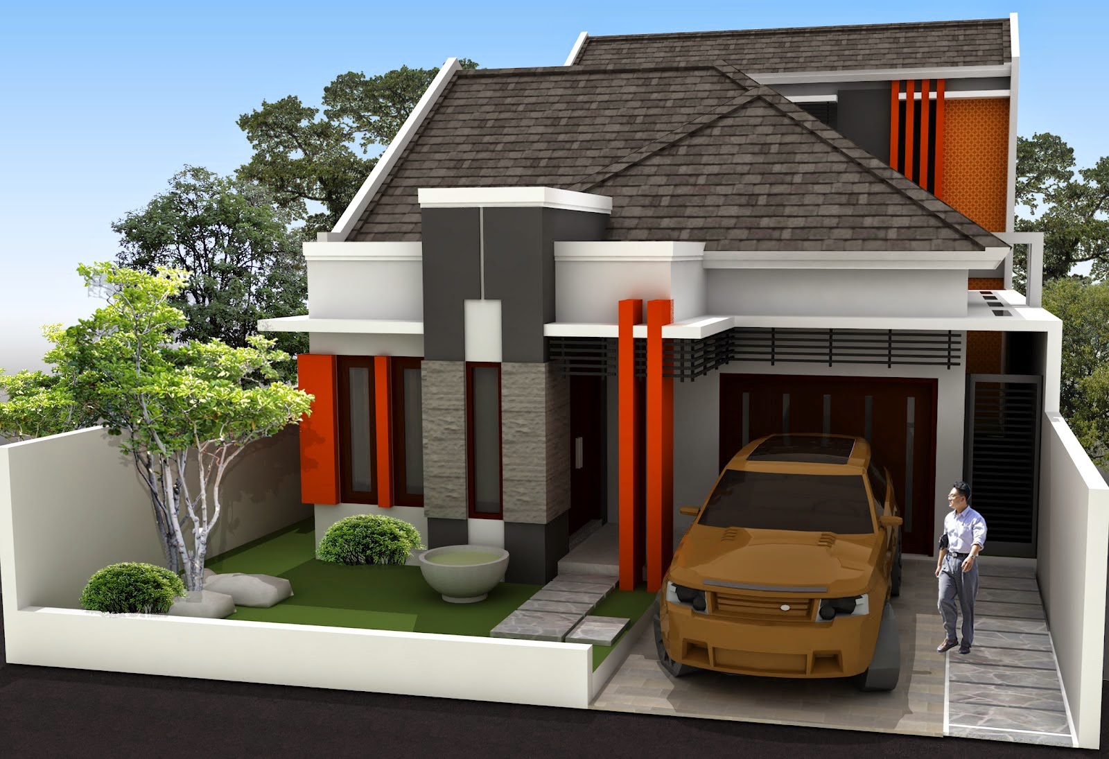 Wooow ini Gambar Rumah Minimalis Satu Lantai Cantik Wooow ini Gambar Rumah Minimalis Satu Lantai Cantik