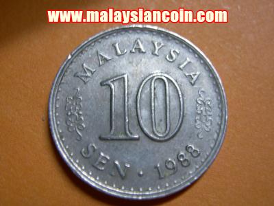 Duit syiling 10 sen Parlimen - Malaysian Coin