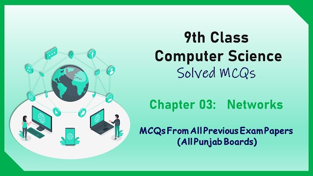 9th Class Computer Science: Chapter 03 Solved MCQs | All Punjab Boards