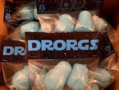 Designer Con 2019 Exclusive Drorgs Force Ghost Edition Star Wars Glow in the Dark Sofubi Figures by Nathan Hamill x Science Patrol