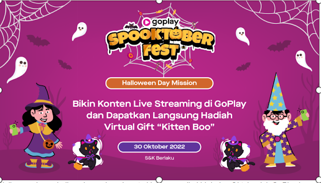 Yuk Gabung Pesta Halloween Spooktober Fest dari GoPlay