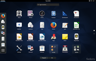 Fedora 22 workstation screenshots