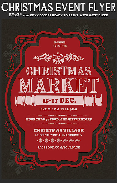  Christmas Market Flyer Template