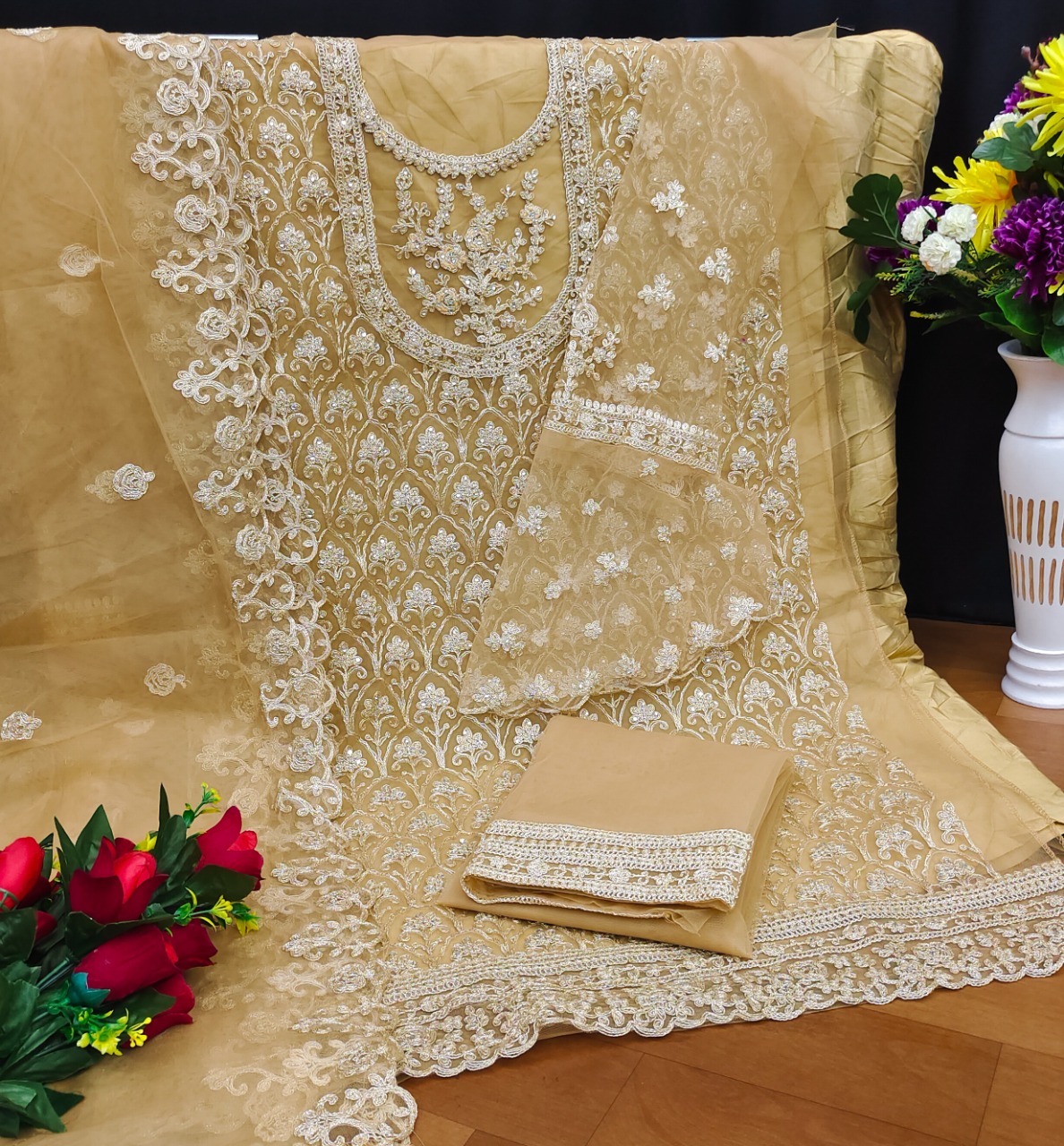 Kaleesha Fashion Swagat Swati 3308 Colors Semi Stitched Dress Material Catalog Lowest Price