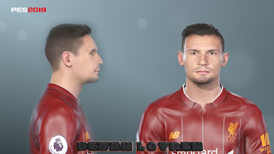 PES 2019 Faces Dejan Lovren by Prince Hamiz