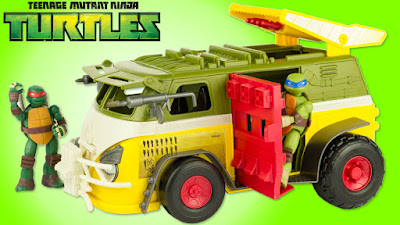 tortues ninja camion party wagon super héros et compagnie jouets