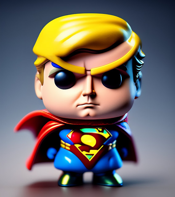 Donald Trump Cute Superman 3d Iphone Wallpaper