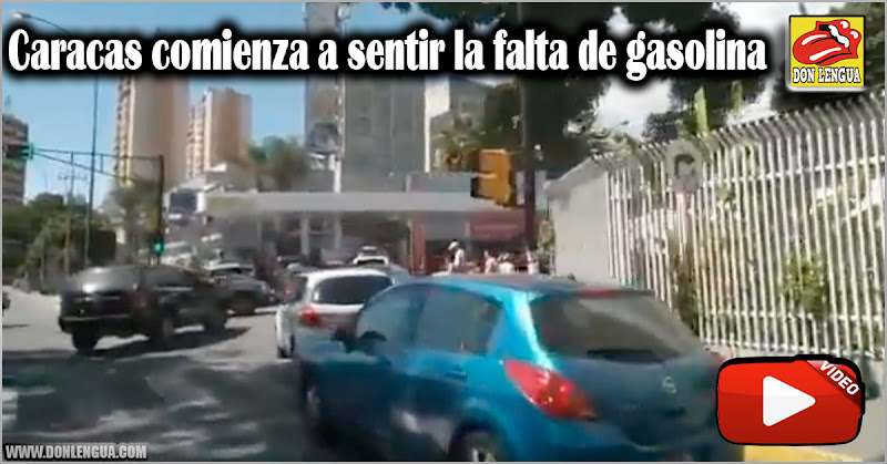 Caracas comienza a sentir efectos de la falta de gasolina