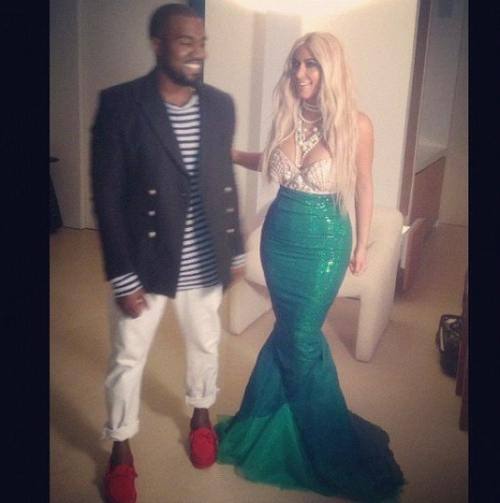 Kim Kardashian and Kanye West