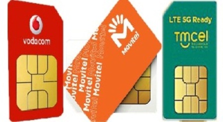 Registo do Cartão SIM mediante foto tipo passe e impressão digital