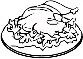 Thanksgiving Food Coloring Pages