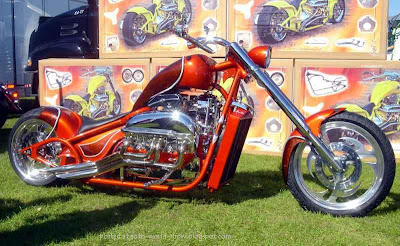 bike with big engines @ auto show