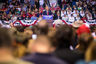 Donald Trump rally at USF Tampa, Florida.