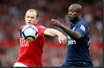 Fotboll, Premier League, Manchester United v Arsenal