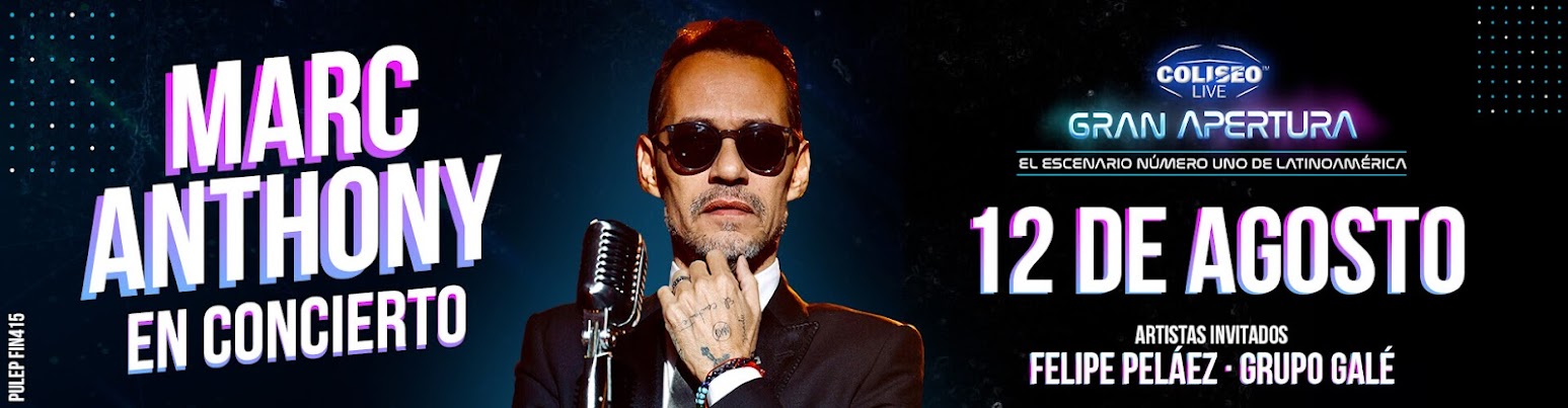 CONCIERTO DE MARC ANTHONY EN BOGOTÁ 2022