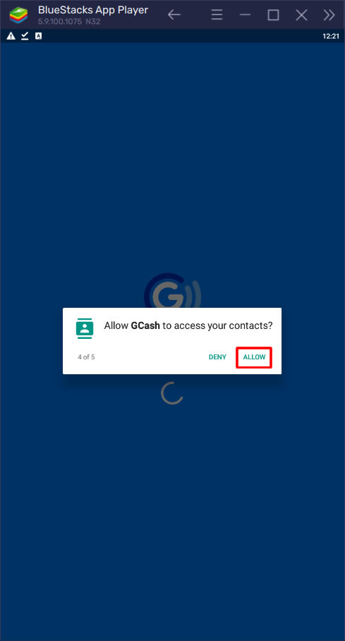 gcash wants to access contacts