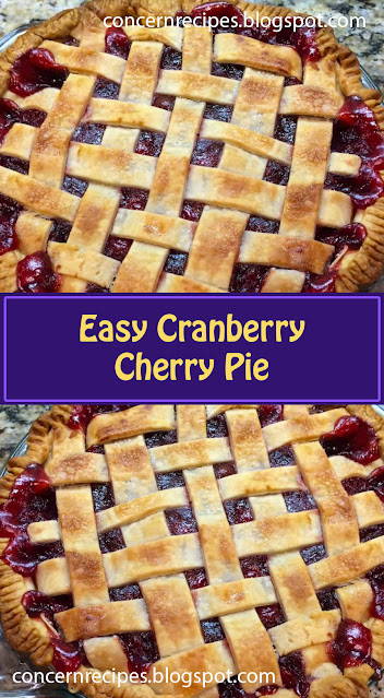 Easy Cranberry Cherry Pie