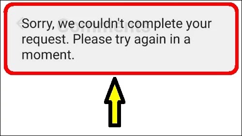 How To Fix Instagram Comments Settings Sorry, We Couldn't Complete Your Request Problem Solved