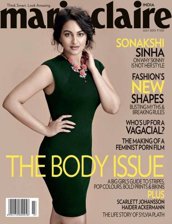 Sonakshi Sinha Marie Claire July 2013 Magaine Photoshoot