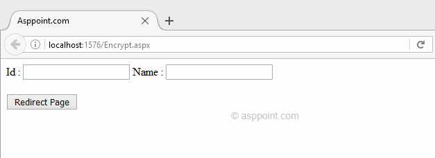 Encrypt and Decrypt Querystring Paramiter Values in Asp.net