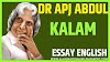  Dr Apj Abdul Kalam Essay In English