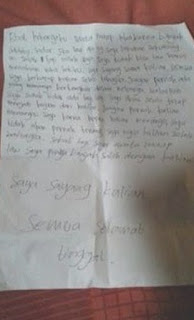 Bikin Merinding, Sebelum Gantung Diri Gadis Cantik Ini Tulis Surat Kepada Ibu Dan Pacarnya