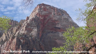 Zion National Park - Rock formations in Zion Canyon - Mountains in Zion