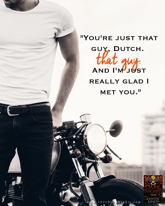 You’re just that guy, Dutch. That guy. And I’m just really glad I met you.