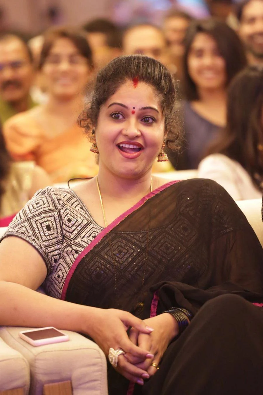  Raasi In Black Transparent Saree