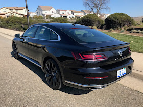 Rear 3/4 view of 2019 Volkswagen Arteon 2.0T SEL Premium R-Line w/4MOTION