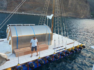 85-Year-Old British Sailor, Crosses Atlantic On A Homemade Raft Seen On www.coolpicturegallery.us