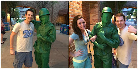 pixar place green army man