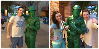 pixar place green army man