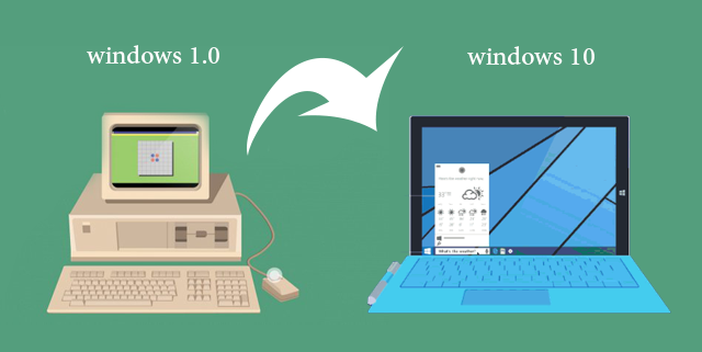 30 عاما من التطور: شاهد مراحل تطور الويندوز من أول نسخة 1.0 إلى ويندوز 10  