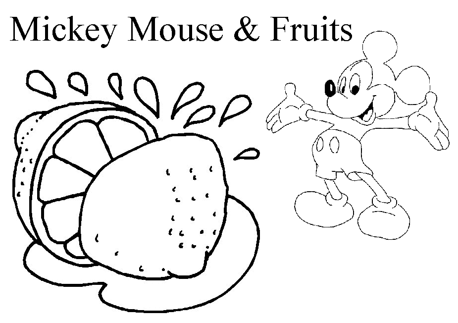 Mickey Mouse Printable Coloring Pages